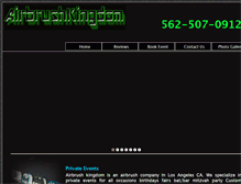 Tablet Screenshot of airbrushkingdom.com